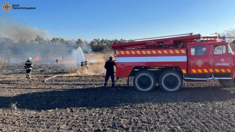 Пожежа на Тернопільщині