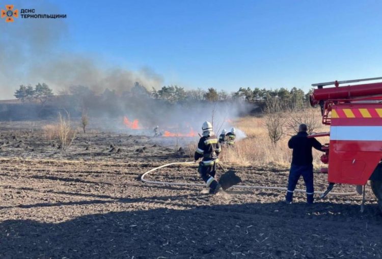 Пожежа на Тернопільщині