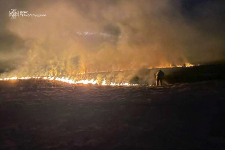 Пожежі на Тернопільщині