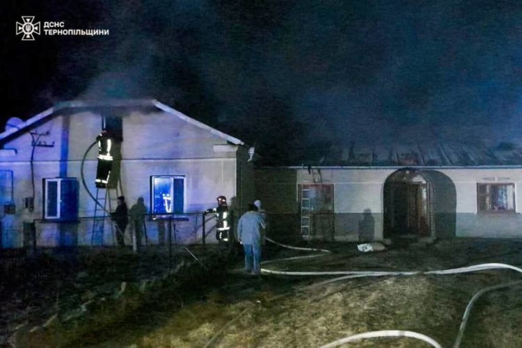 Пожежа на Тернопільщині