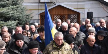 Похорон військового з Тернопільської громади