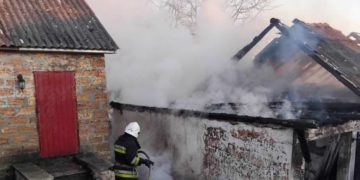 сталася пожежа господарської будівлі
