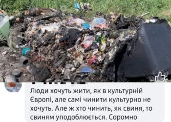 Вандали спалили сміттєвий бак