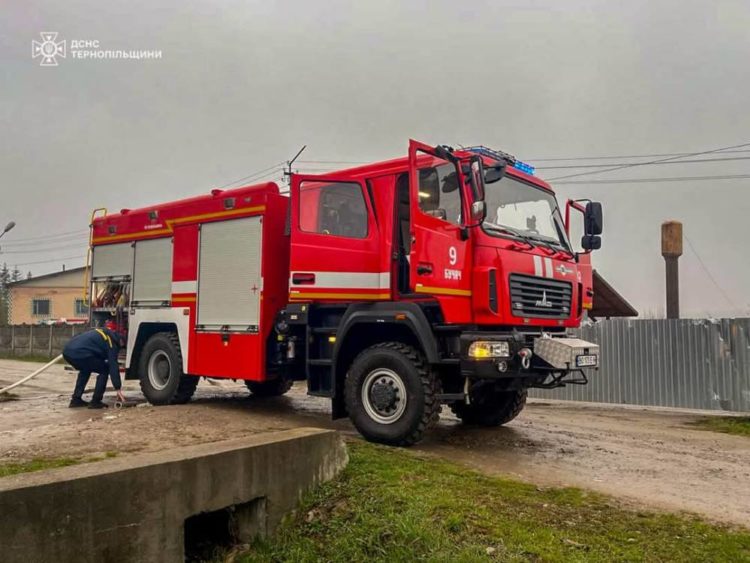 Пожежі на Тернопільщині