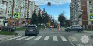 Ремонт на одній з вулиць Тернополя