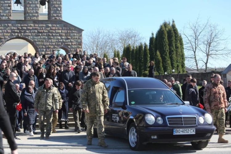 Похорон військового на Тернопільщині