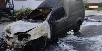 Підпал авто у Тернополі