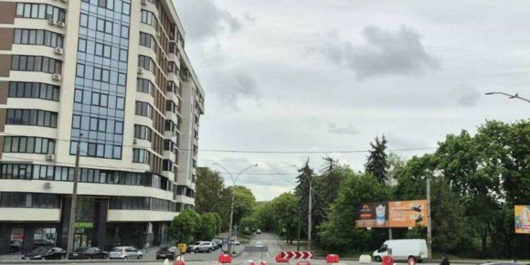 Кільцева розв'язка у Тернополі