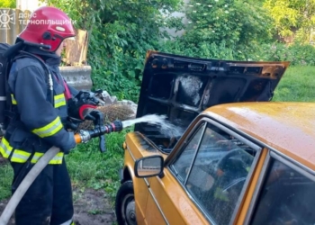 Згоріла автівка