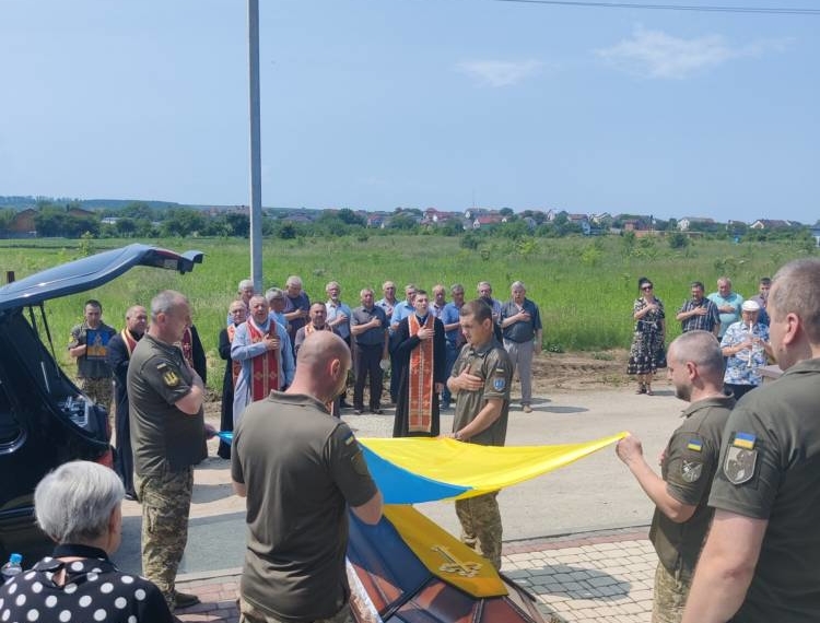 Похорон військового на Тернопільщині