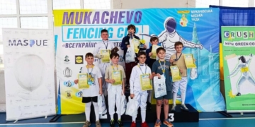 на всеукраїнських змаганнях з фехтування