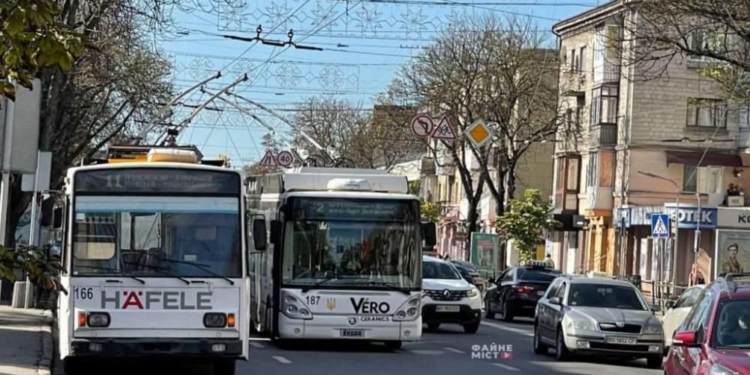 тролейбус тернопіль