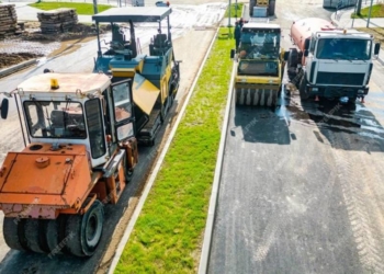 Ремонт дороги на Тернопільщині