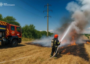 Пожежа на Тернопільщині