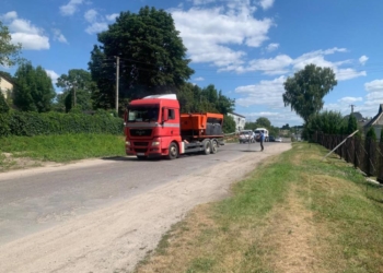 Ремонт дороги на Тернопільщині