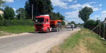 Ремонт дороги на Тернопільщині