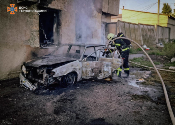 Пожежі на Тернопільщині