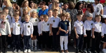 Першокласники на Тернопільщині