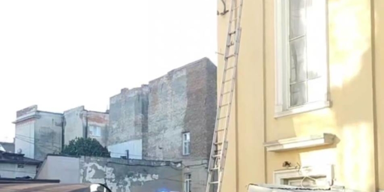 Пожежа в центрі Тернополя