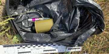 В чоловіка виявили гранату