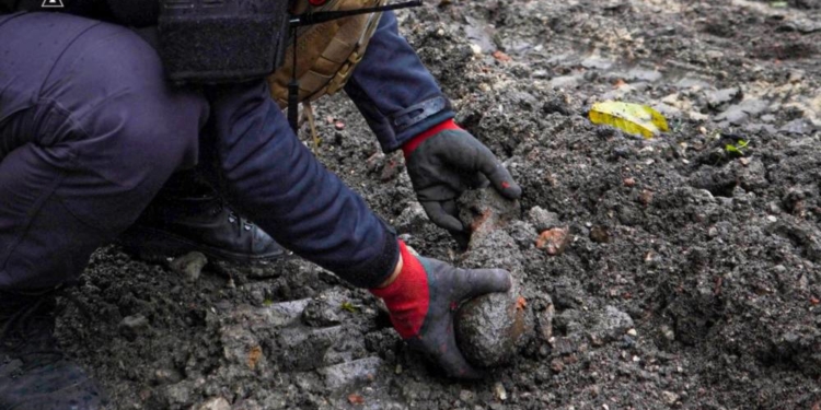 знешкодили мінометну міну