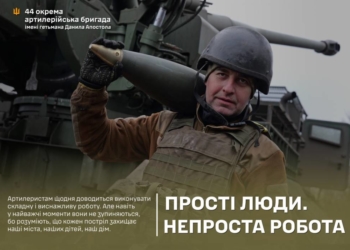 44 артилерійська бригада показала свою роботу