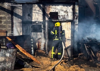 Масштабна пожежа на Тернопільщині