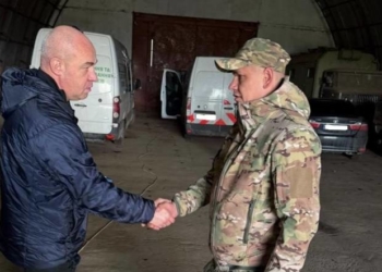 На передову завітав міський голова Сергій Надал