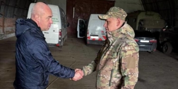 На передову завітав міський голова Сергій Надал