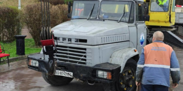 Розпочали монтаж аераційного фонтану