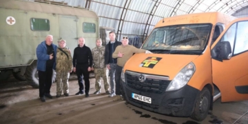 Сергій Надал відвідав тернопільських захисників на передовій з партією техніки