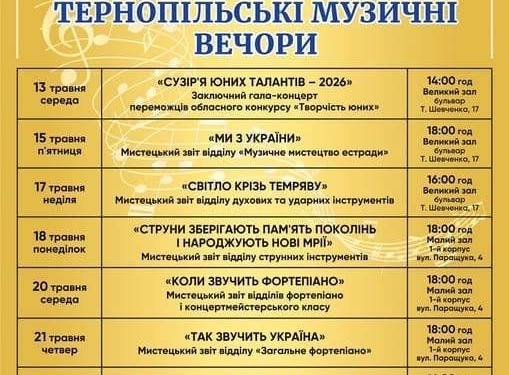 Тернопільські музичні вечори