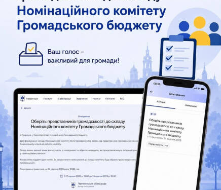Громадський бюджет Тернополя: обираємо склад комітету