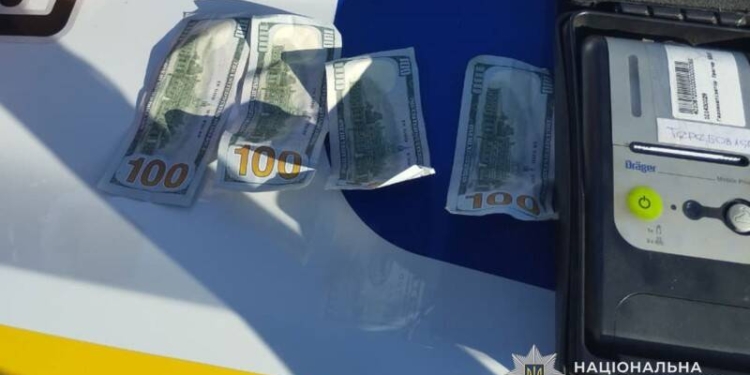 На Тернопільщині водій намагався підкупити поліцію