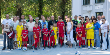 У Тернополі вшанували ампфутбольну команду «Вікінги»