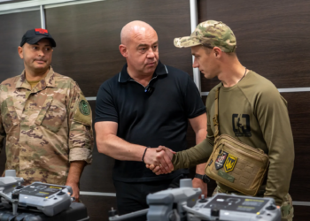 Тернопіль передав п’ять квадрокоптерів DJI Matrice 4T для бійців «Сили Свободи»