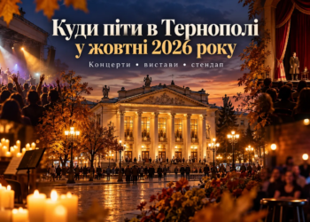 Концерти, вистави та стендап у жовтні