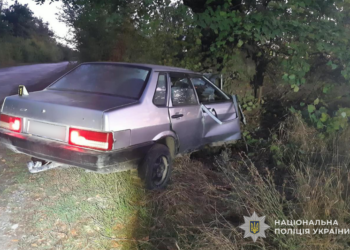На Тернопільщині п’яний водій влетів у дерево: є постраждалі