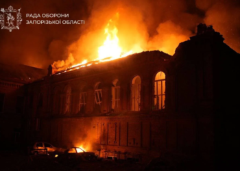 Нічна атака БпЛА на Запоріжжя: є руйнування та постраждалий