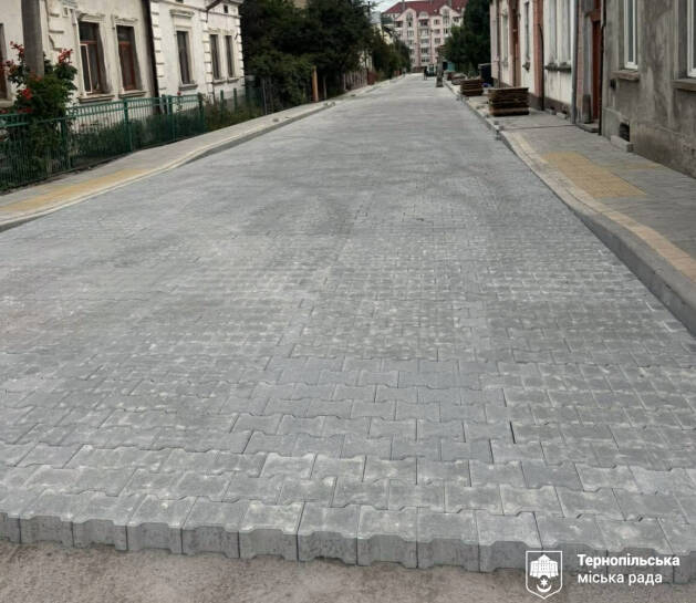 Ремонт дороги на вулиці Івана Горбачевського у Тернополі
