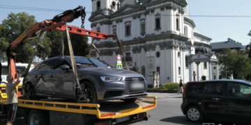 У Тернополі за серпень евакуювали 125 авто за паркування