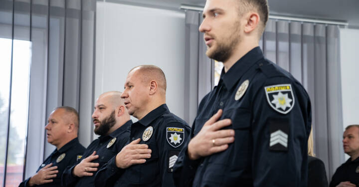 Ігор Гірчак привітав поліцію охорони у Тернополі