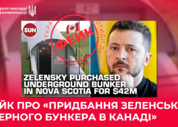 фейк про бункер Зеленського
