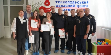 Тернопільські поліцейські здали кров для захисників